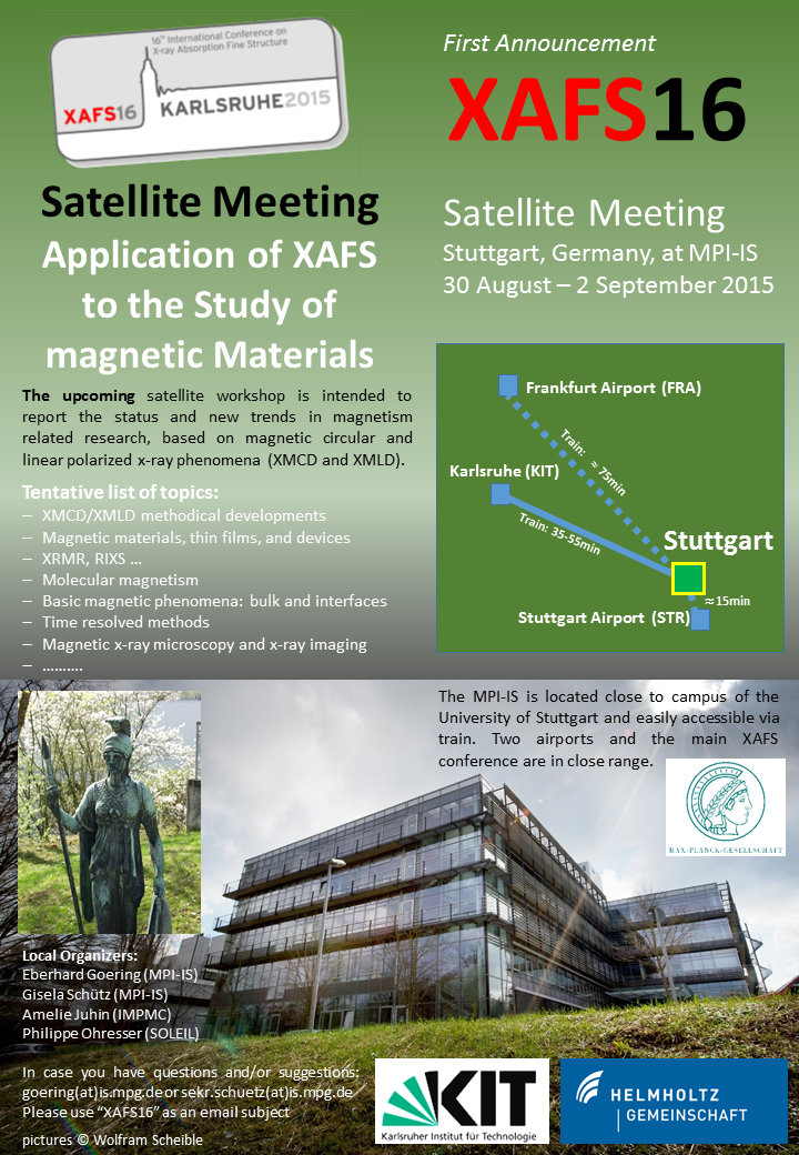 XMCD satellite meeting
